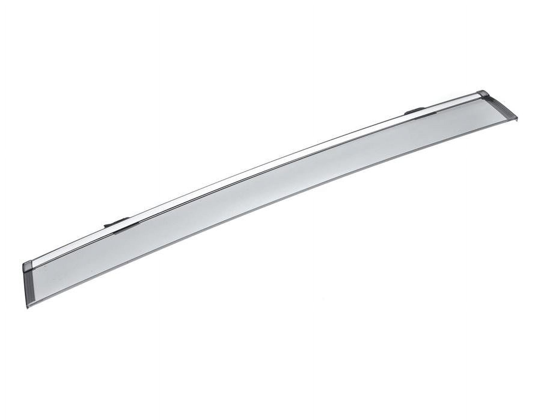 Side Window Visors Rain Guard With Chrome Trim N137