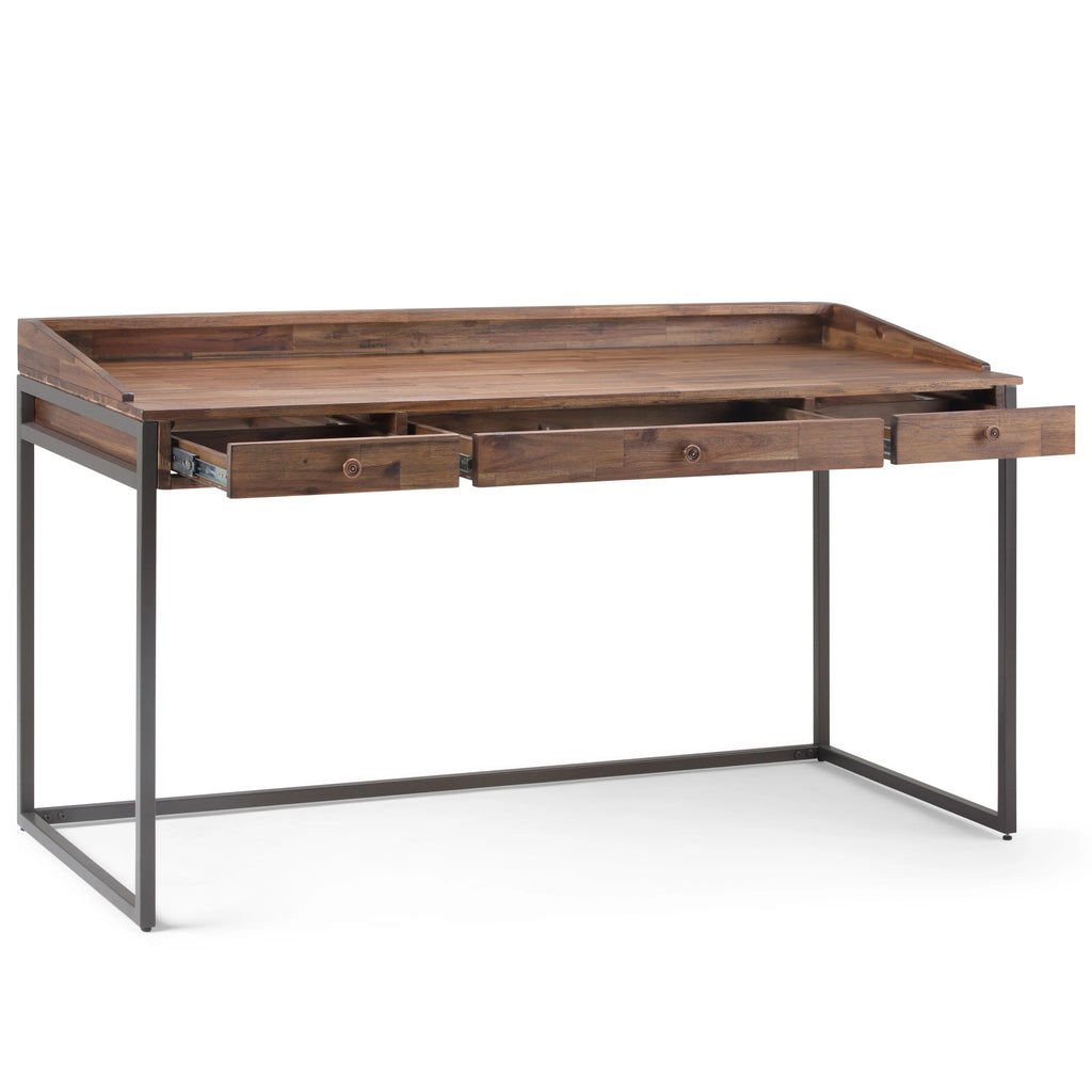 Distressed Golden Wheat Writing Office Desk M4310