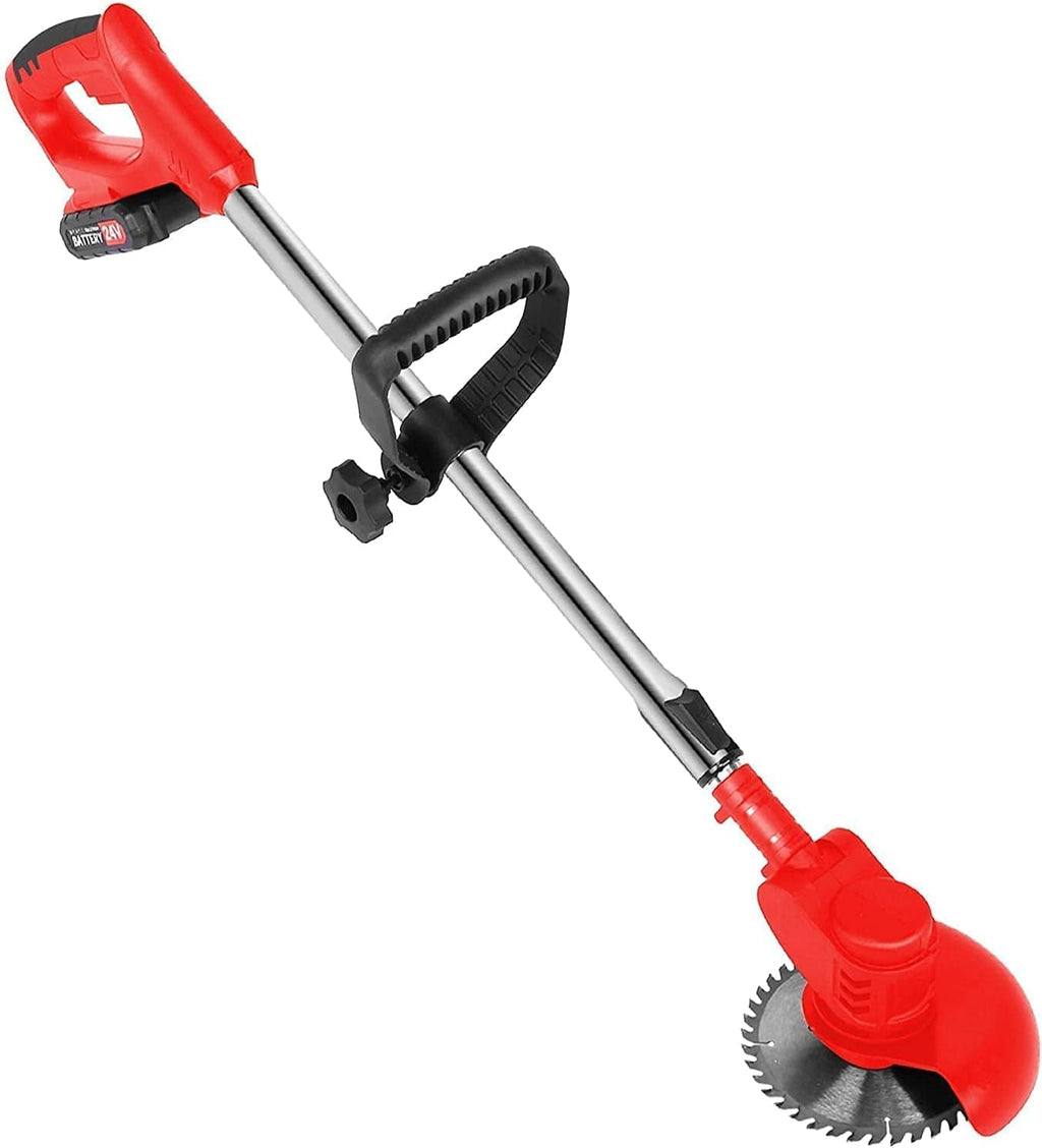 Cordless Grass Trimmer Weed Cutter Kit with 2.0 Ah Battery & Fast Charger 12 V Pack of 2 K496