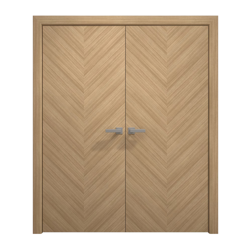 Solid Wood French Double Doors 36 x 96 inches Q735510