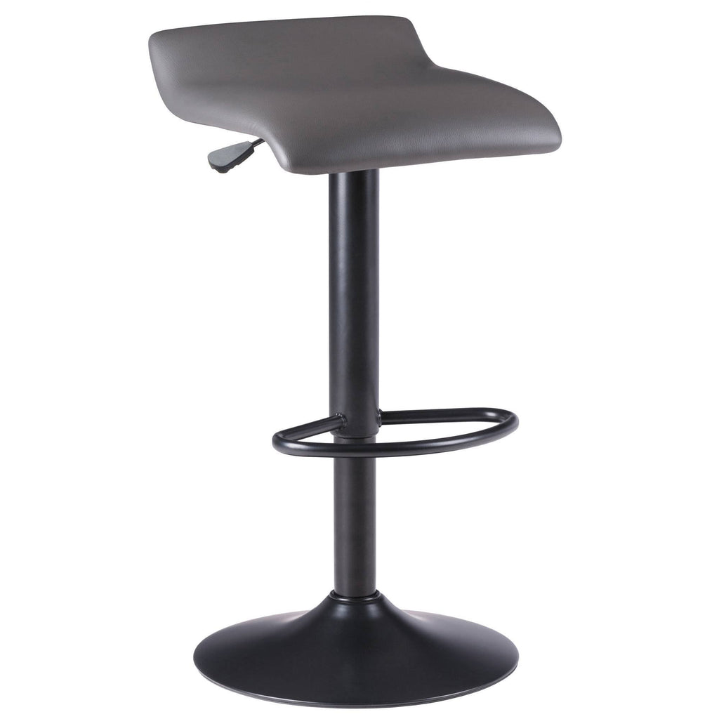 2 Piece Set Adjustable Stool - Black/Gray K406