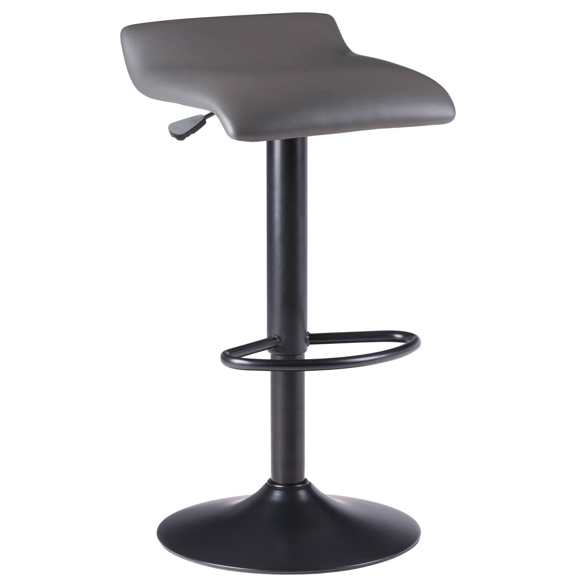 2 Piece Set Adjustable Stool - Black/Gray K406