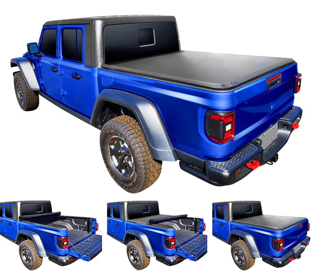 Soft Roll-up Truck Bed Tonneau Cover Vinyl Q975