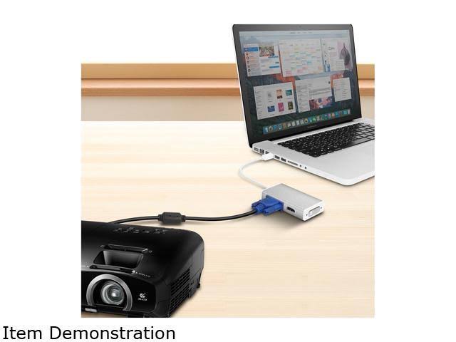 Aluminum Mini DisplayPort to Monitor Adapter H7836