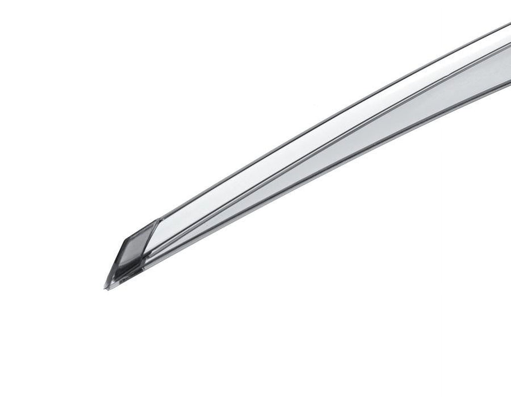 Side Window Visors Rain Guard With Chrome Trim N137