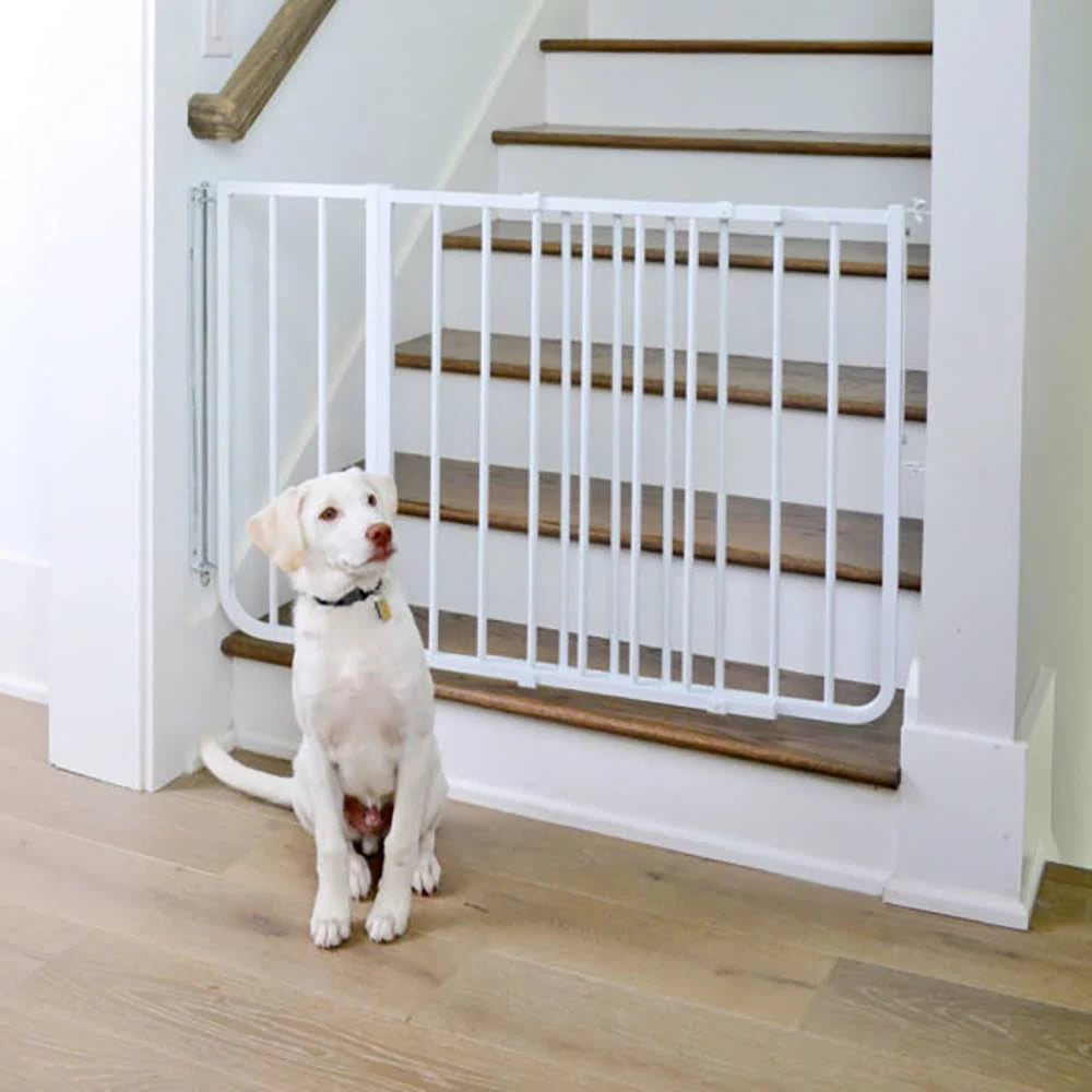 White Stairway Pet Gate T54766