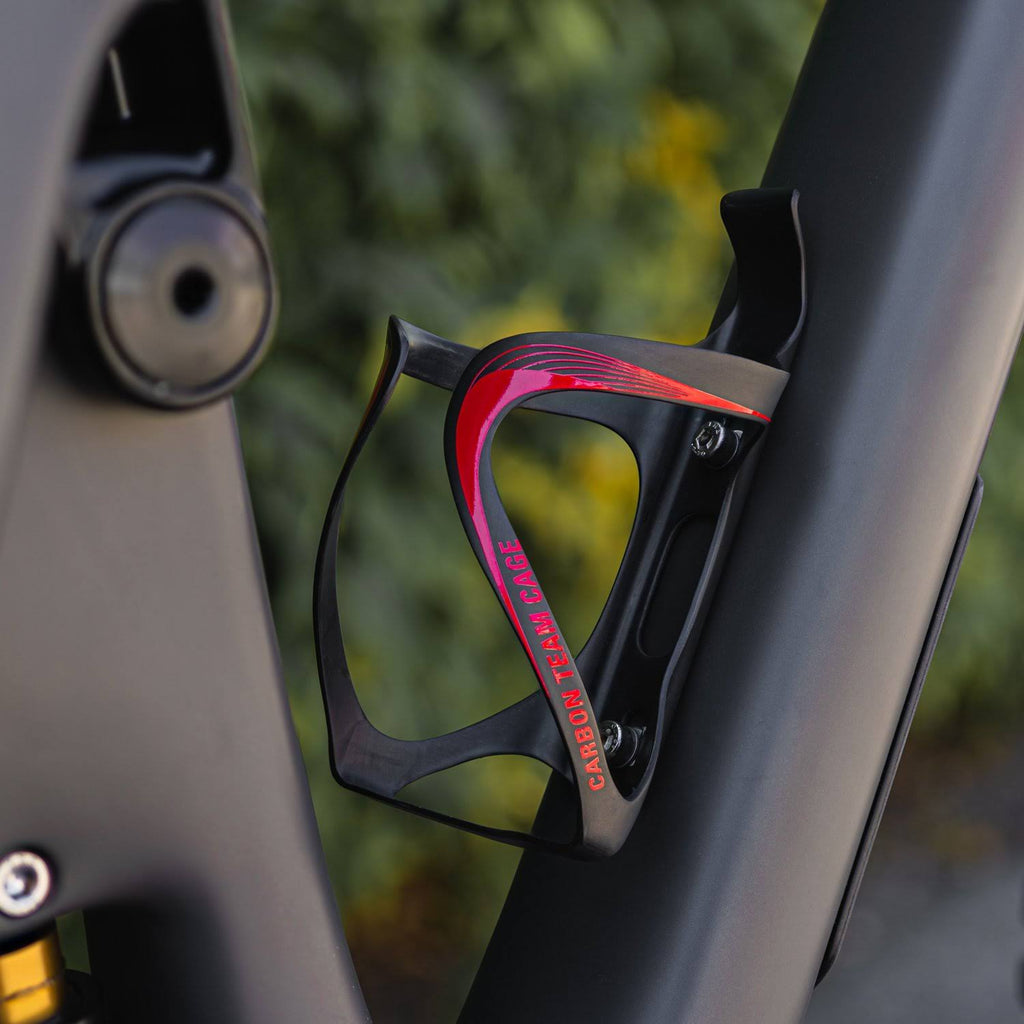 Carbon Team Bottle Cage Black Green W5419