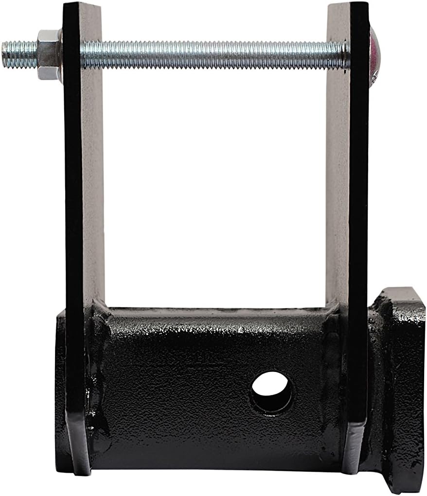 2 Inch Hitch Mount Trailer Towing Adapter for 4 Inch Bumper Beams, Pack of 2 F916126
