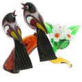 Purple Murano Glass Birds U70574
