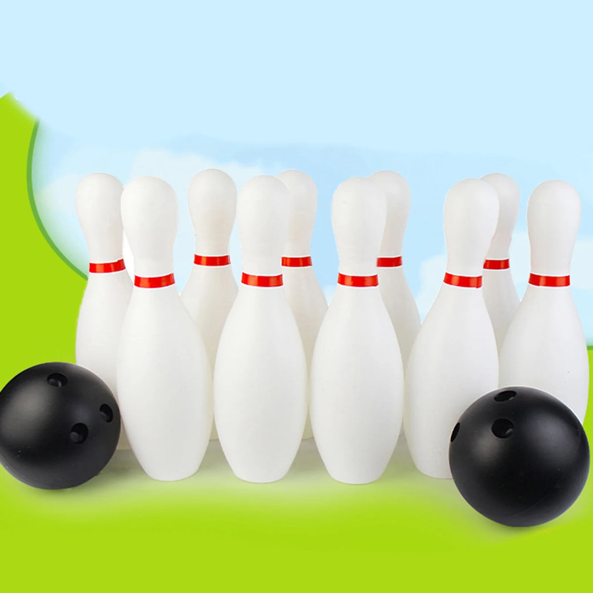12Pcs Toddler Kids Bowling Game Set G67016