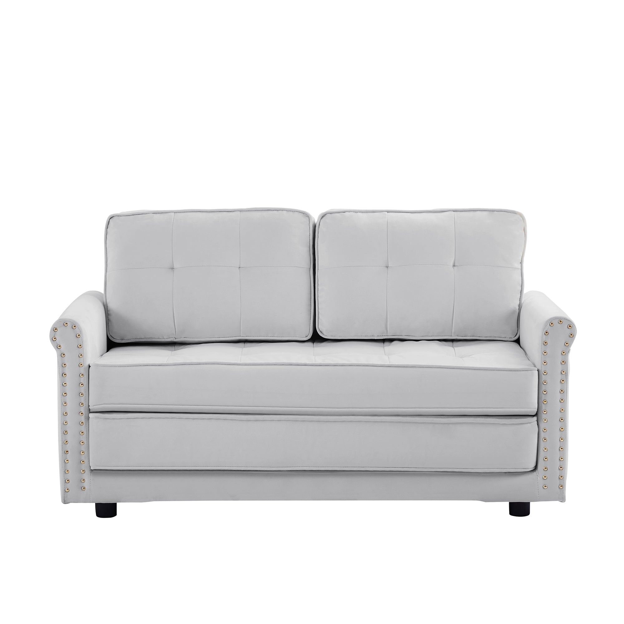 Velvet Folding Convertible Sofa Bed C62243