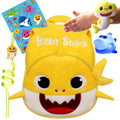 Yellow Baby Shark Plush Toddler Backpack Play Set E59703
