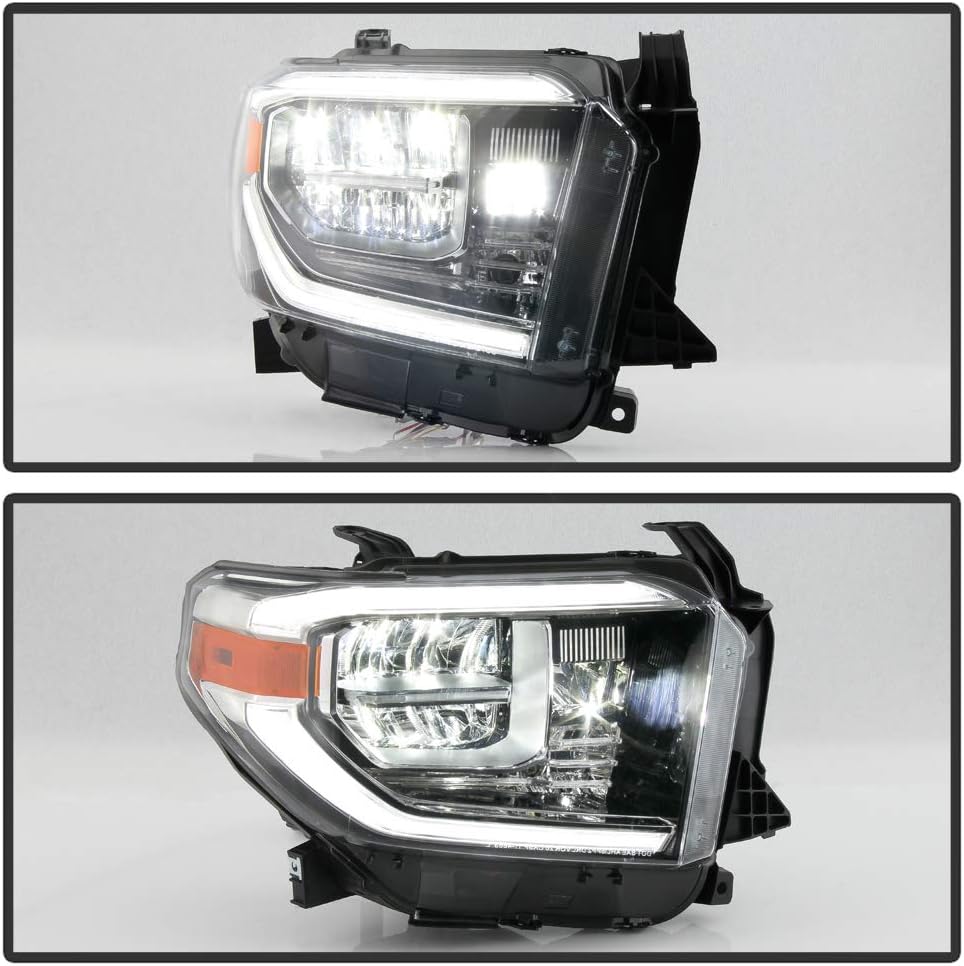 Smoked Chrome Housing LED Headlight Assembly Passenger Side W326241