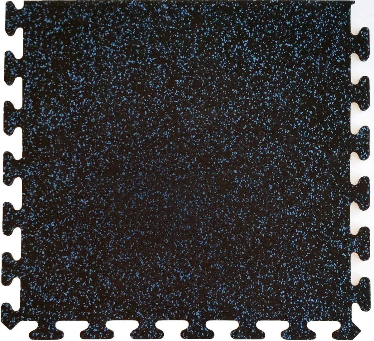 Rubber Flooring Interlocking Rubber Tiles 4' x 4' Set (4 Tiles Total) E15219