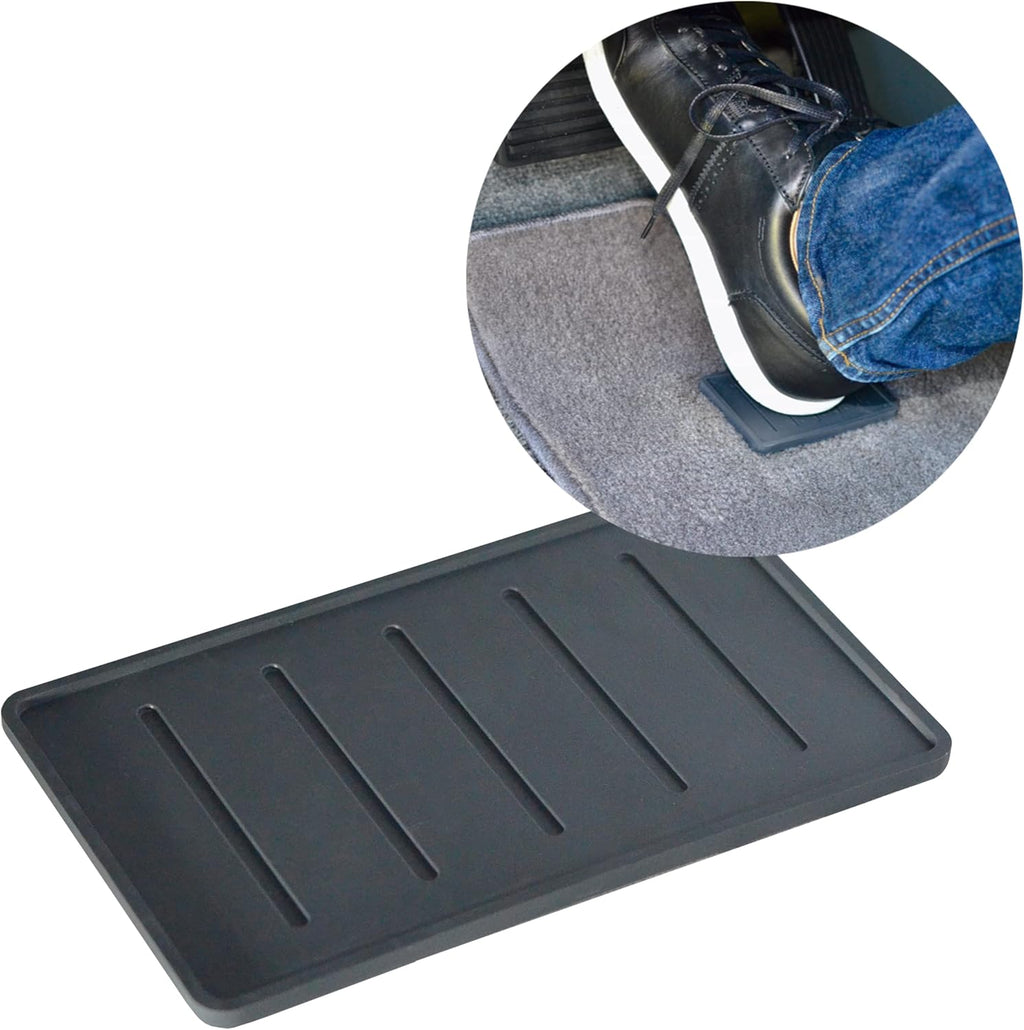 Universal Heel Protector Pad with Carpet-Safe Adhesive, Dark Grey, Pack of 2 O804