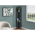 Black 62-Inch 4-Tier Corner Bookshelf V859518