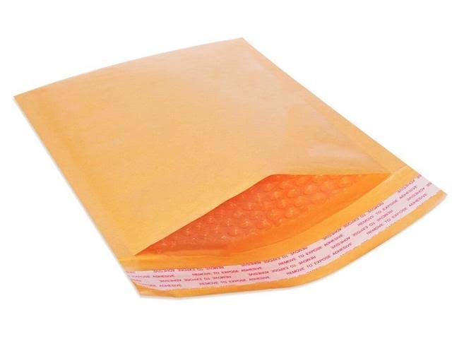 Kraft Bubble Mailer Padded Envelopes Peel and Seal 200 Pieces E894700