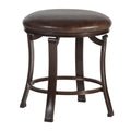 Antique Bronze Backless Metal Vanity Stool Q73088