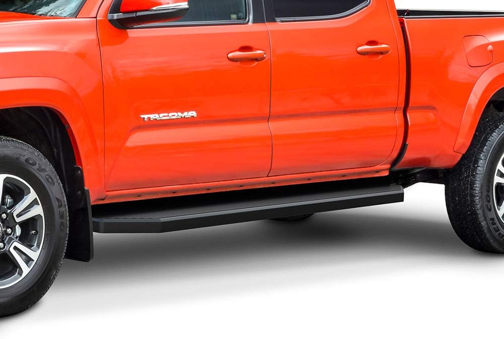 6-inch Aluminum Black Running Boards Side Steps for Toyota Tacoma Double Crew Cab M344902