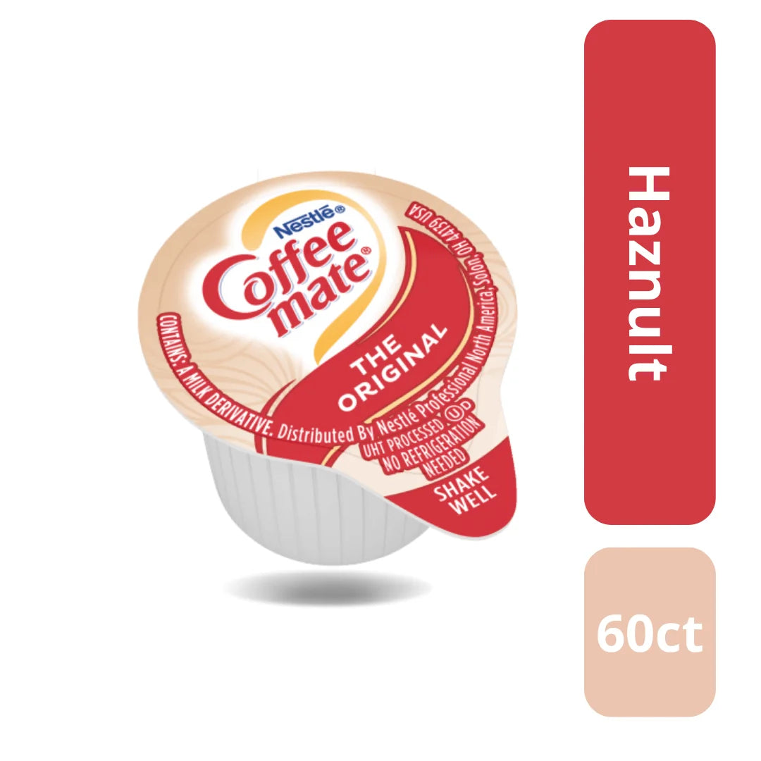 Coffee mate Liquid Creamer Singles Variety Pack, 3 Flavors x 60 ct, 180/Box Y94837