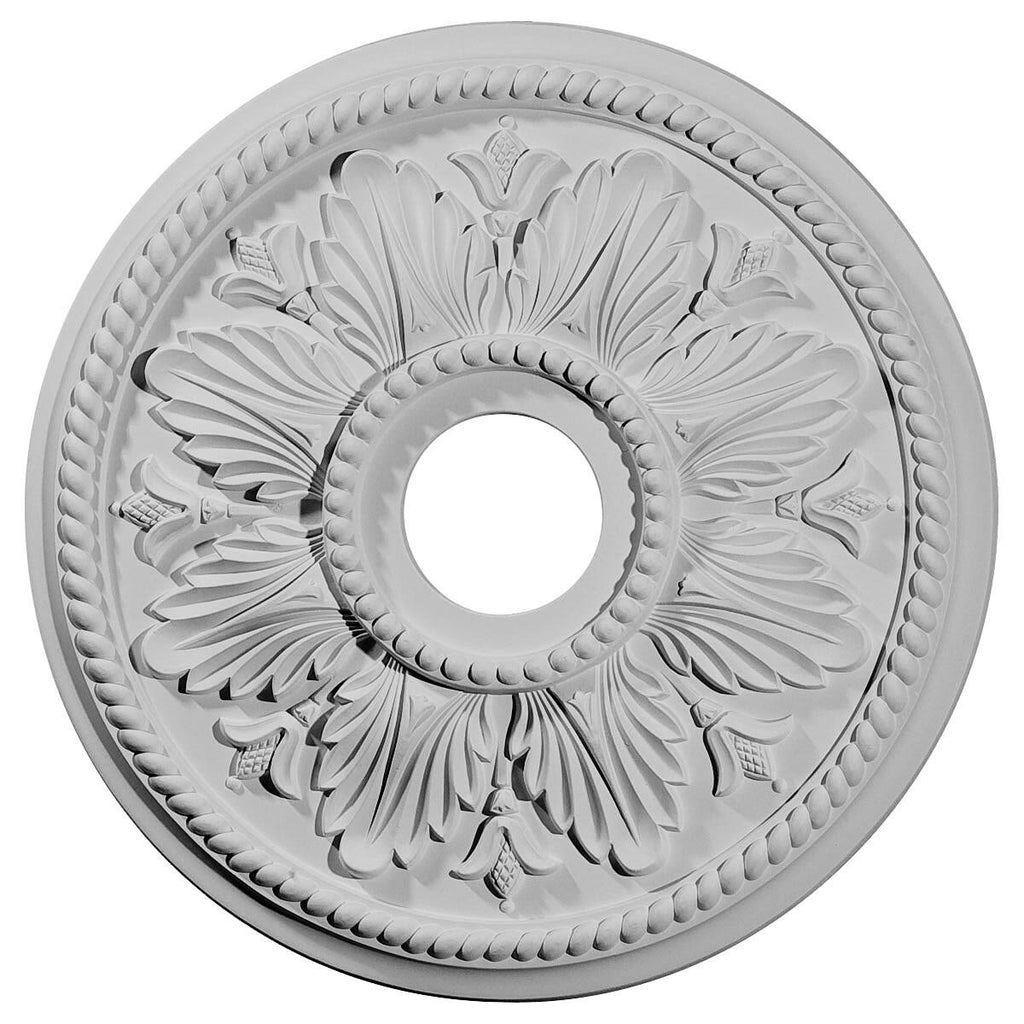 18 1/8x22OD x 3 1/2x22ID x 2 3/4x22P Edinburgh Ceiling Medallion V45729