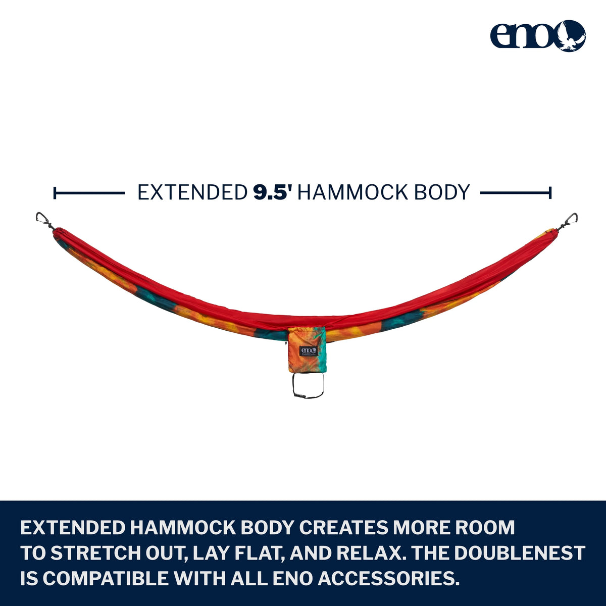 Tie Dye/Red DoubleNest Hammock V263851
