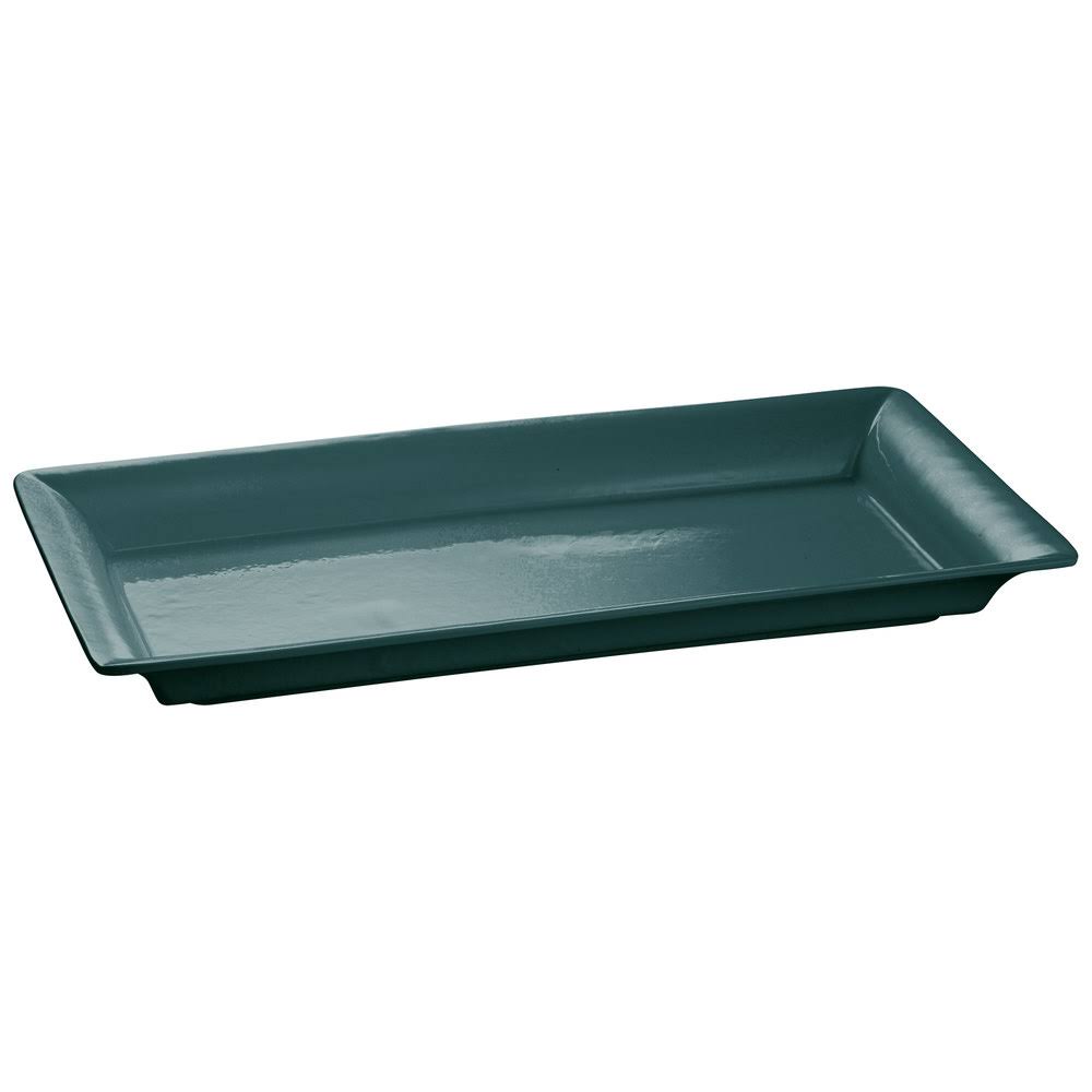 Hunter Green Cast Aluminum Rectangle Platter G35923