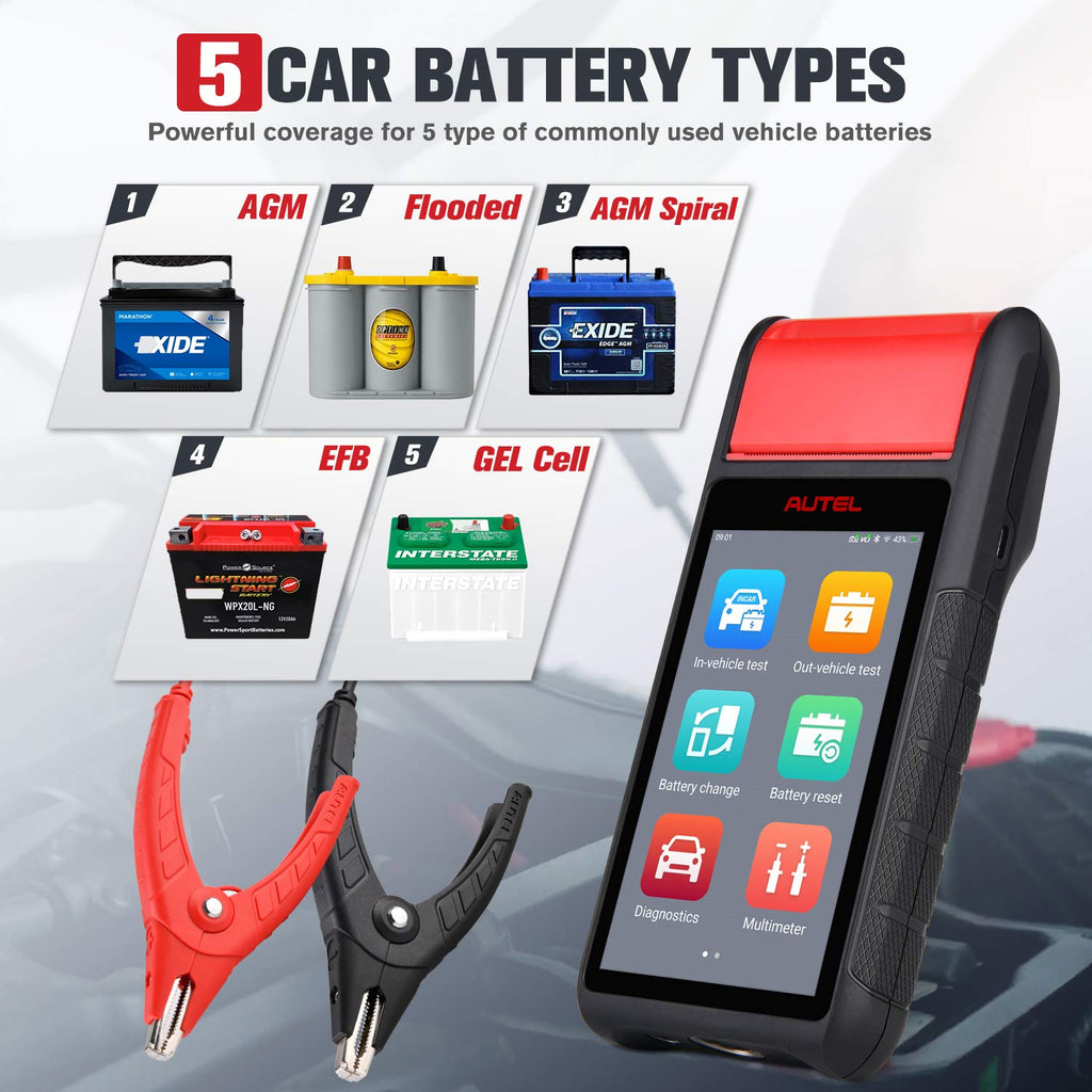 Autel Battery Tester MaxiBAS BT608 W485