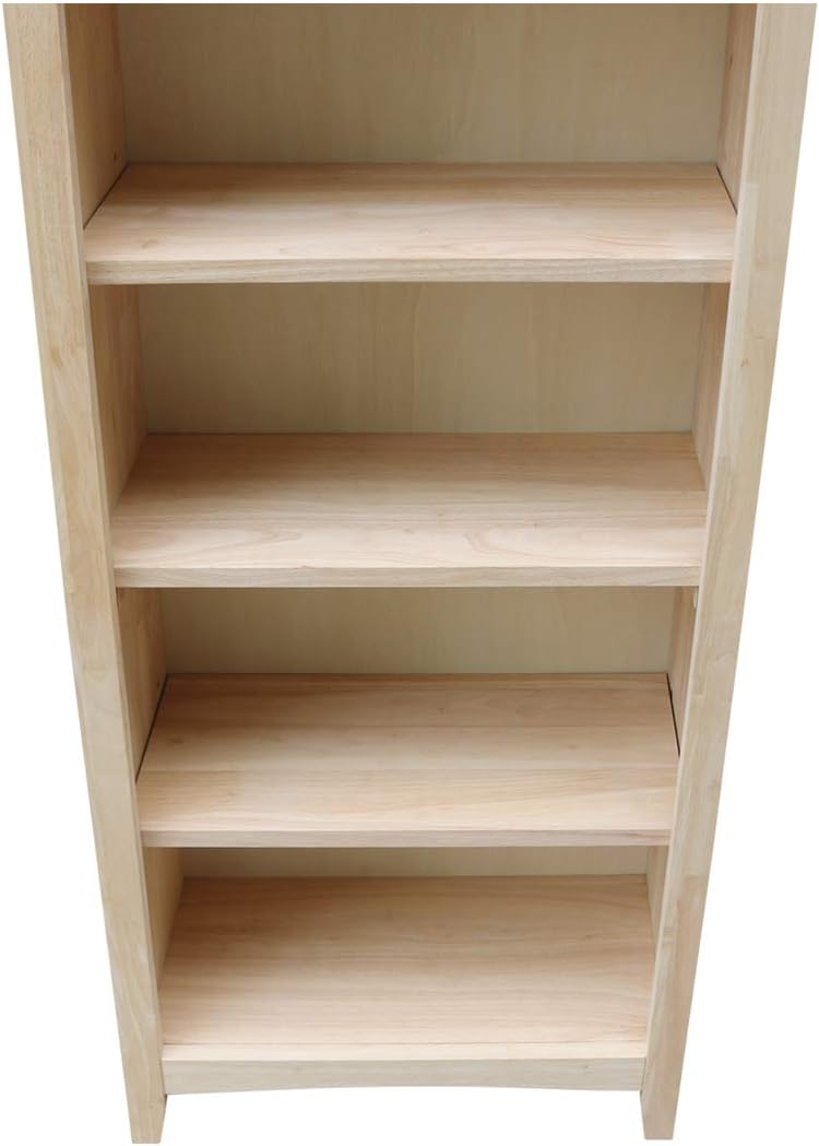 Unfinished Shaker Bookcase N296