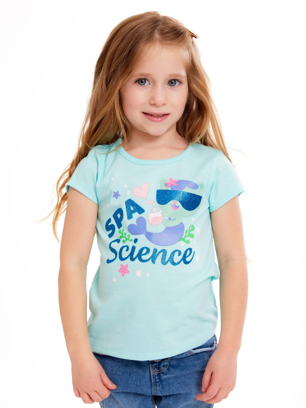 Toddler Girl Graphic Print Fashion T-Shirts, 4-Pack, Sizes 2T-5T C18386