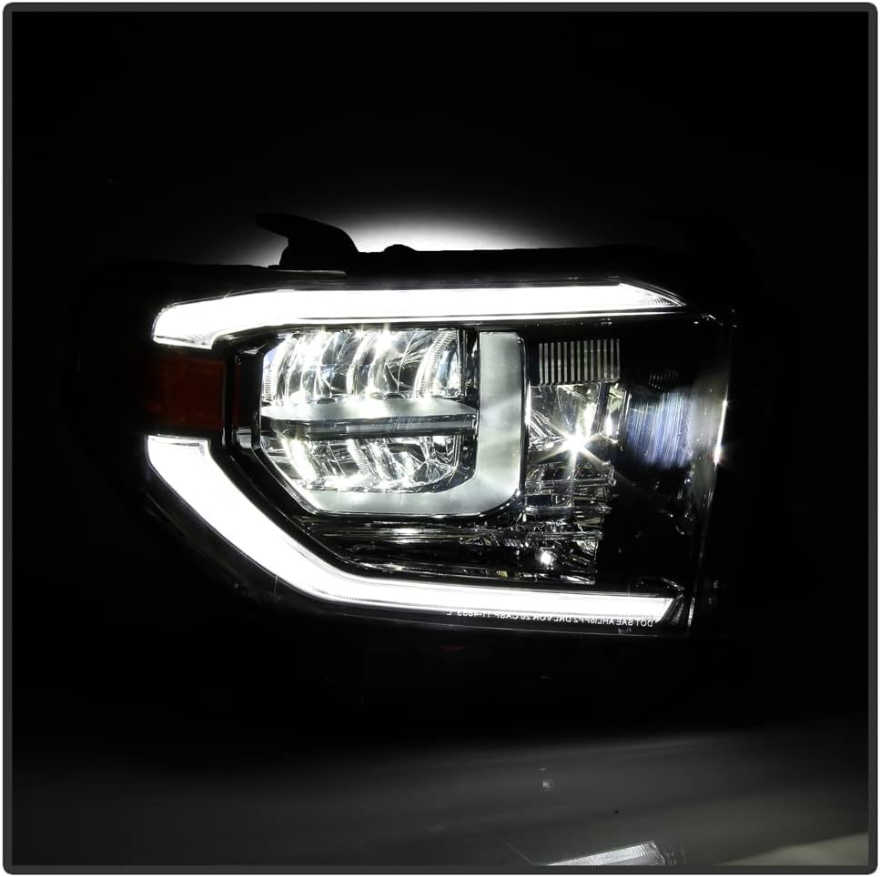 Smoked Chrome Housing LED Headlight Assembly Passenger Side W326241