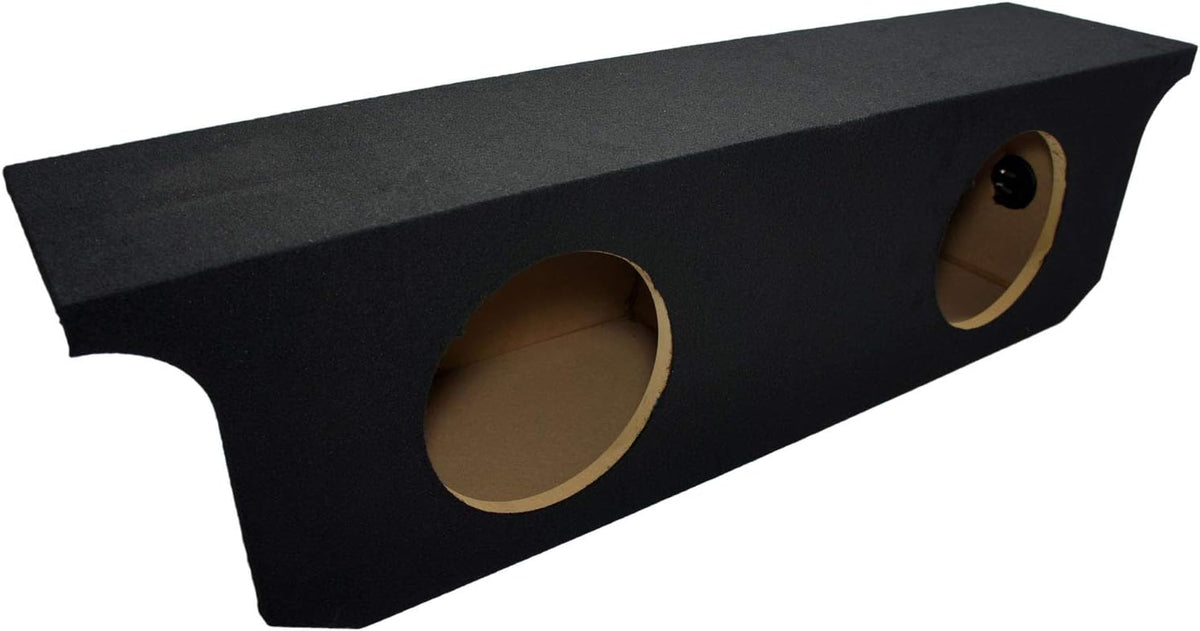 Dual 10" Loaded Sub Box Enclosure with Amplifier and 4 Gauge Amp Install Kit B68091