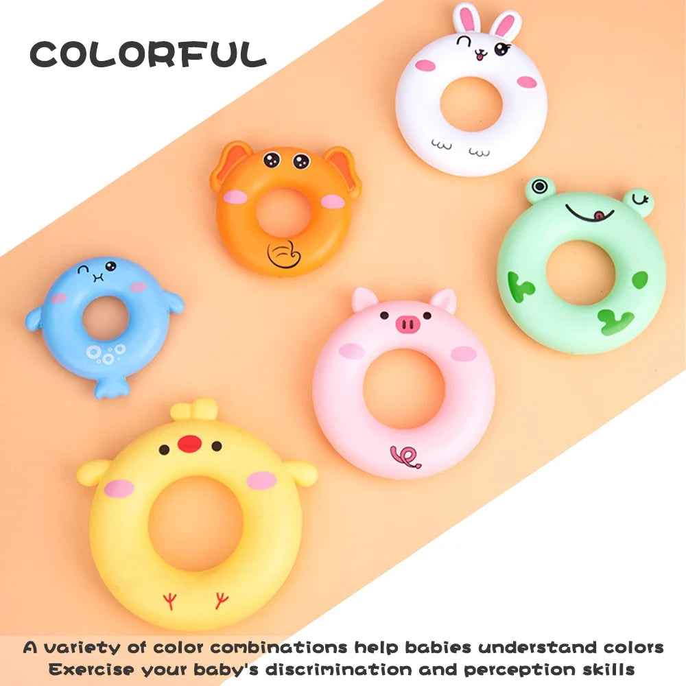 7 Pcs Soft Stacking Rings Toy L92899