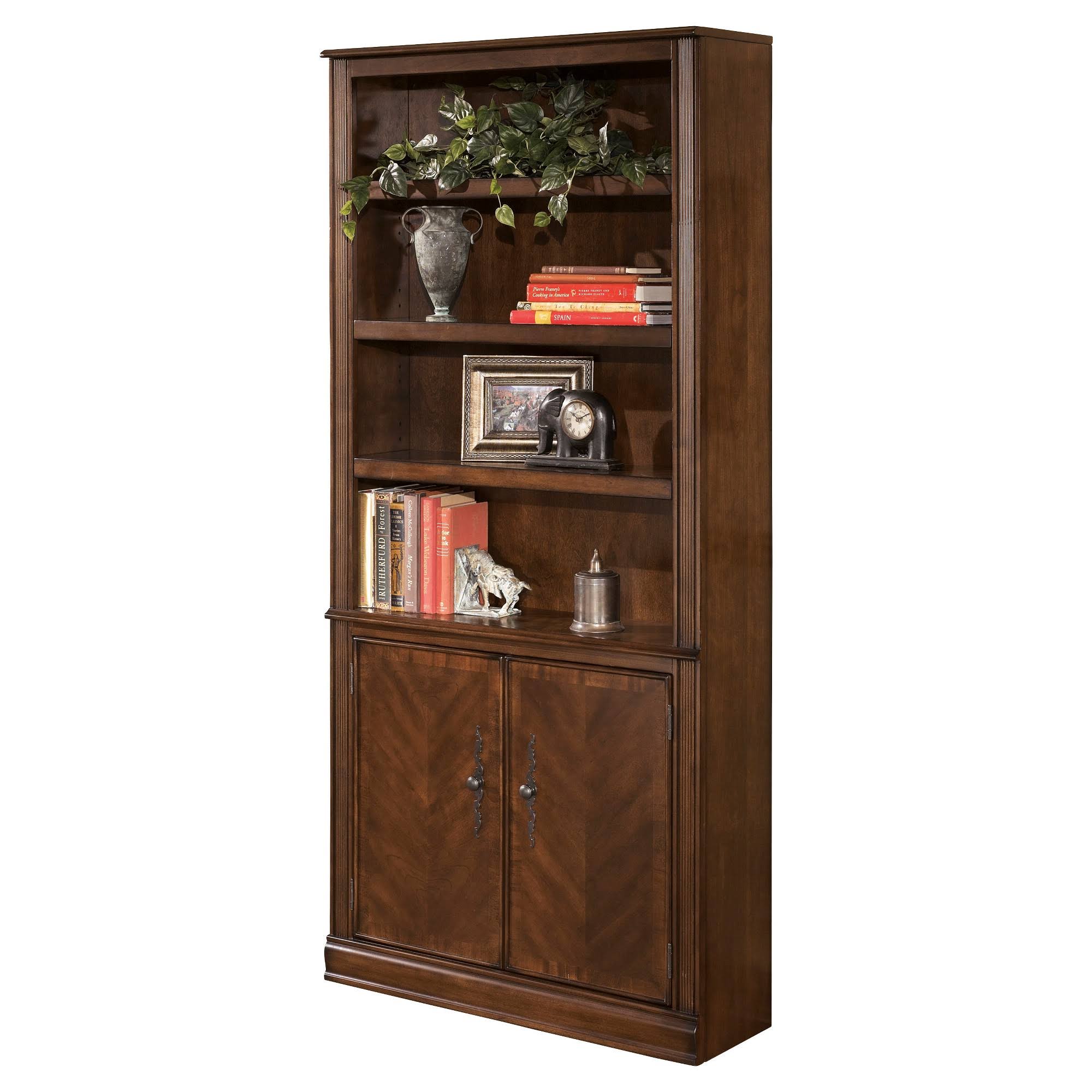 Medium Brown Large Door Bookcase J281710