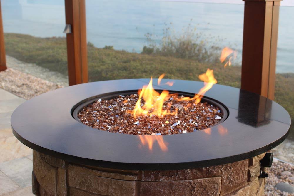 25 lbs. Copper Reflective Fire Pit Fire Glass S644403
