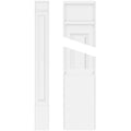 Raised Panel PVC Pilaster with Decorative Capital and Base (Pair) P8459