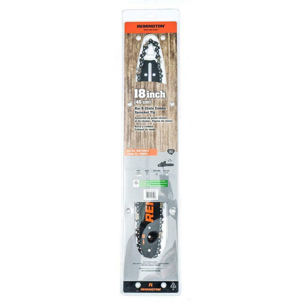 18-inch Chainsaw Bar & Chain Combo with Sprocket Tip J10075