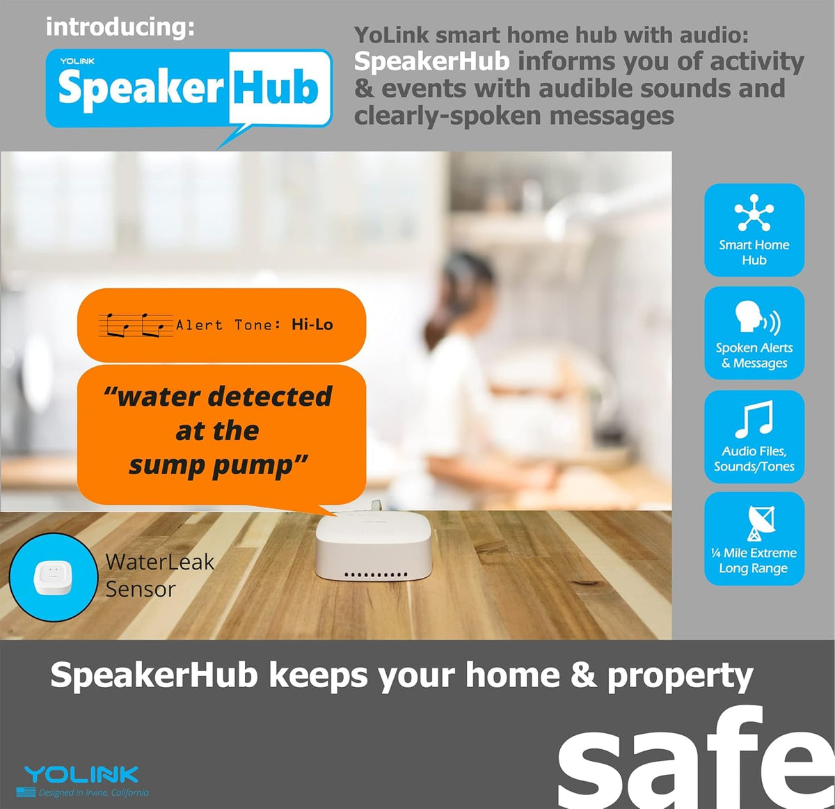 Water Leak Sensor 3 Pack with App Notifications U4758