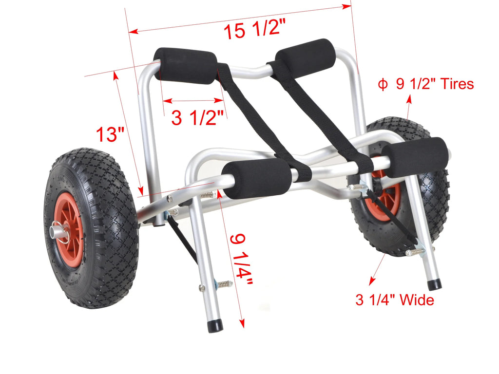 Boat Kayak Canoe Carrier Transport Trolley Dolly Wheel E71359