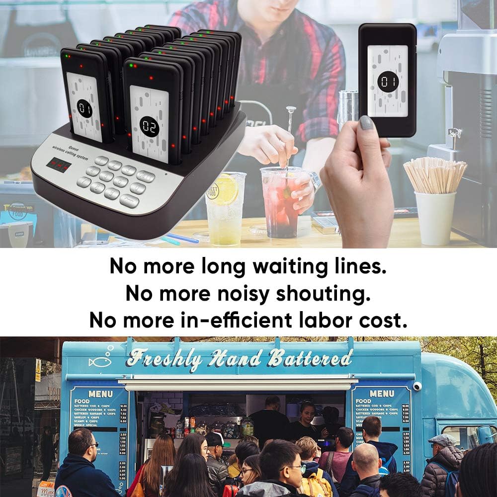 Paging System for Restaurants (1-24 Pager) Z846