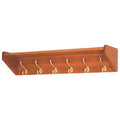 Medium Oak Wall Mounted Coat Rack T212