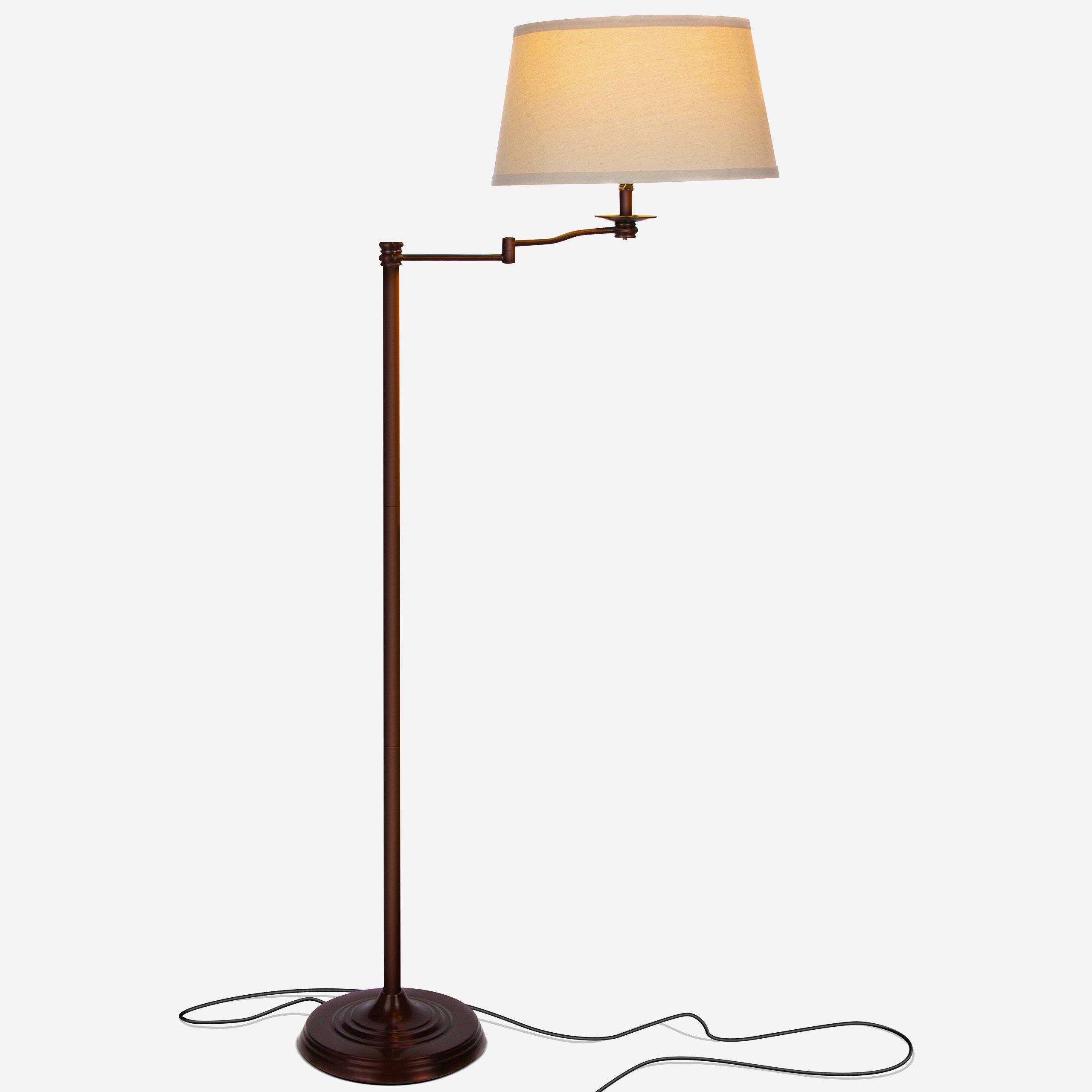 Swing Arm LED Floor Lamp with Extending Arm K719