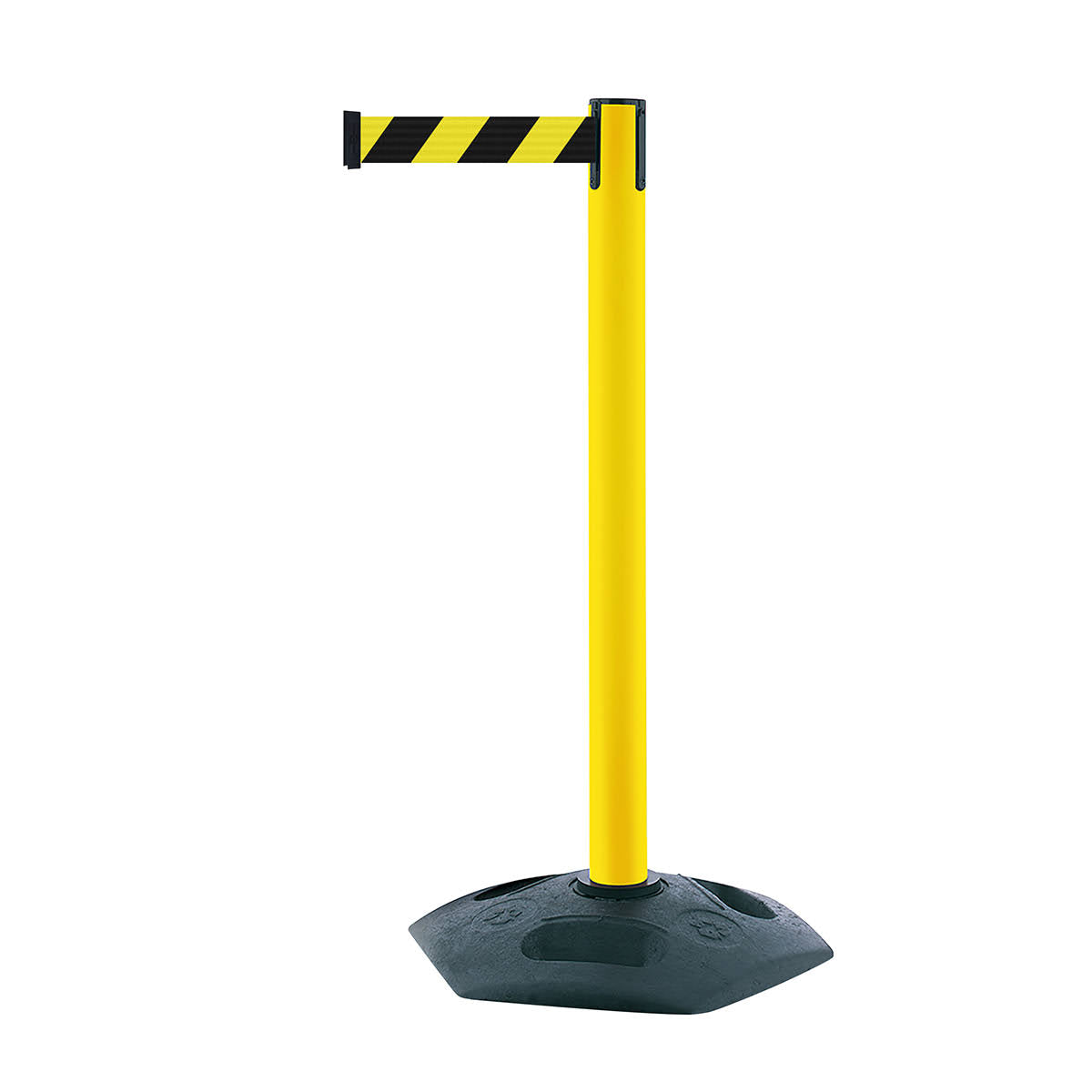 Red Barrier Post with Belt, 7-1/2 ft. L Y4889