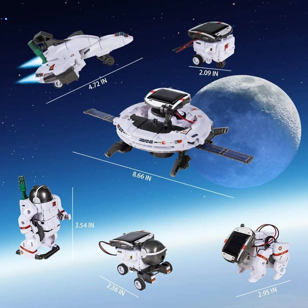 6-in-1 Solar Robot STEM Science Kits X18740