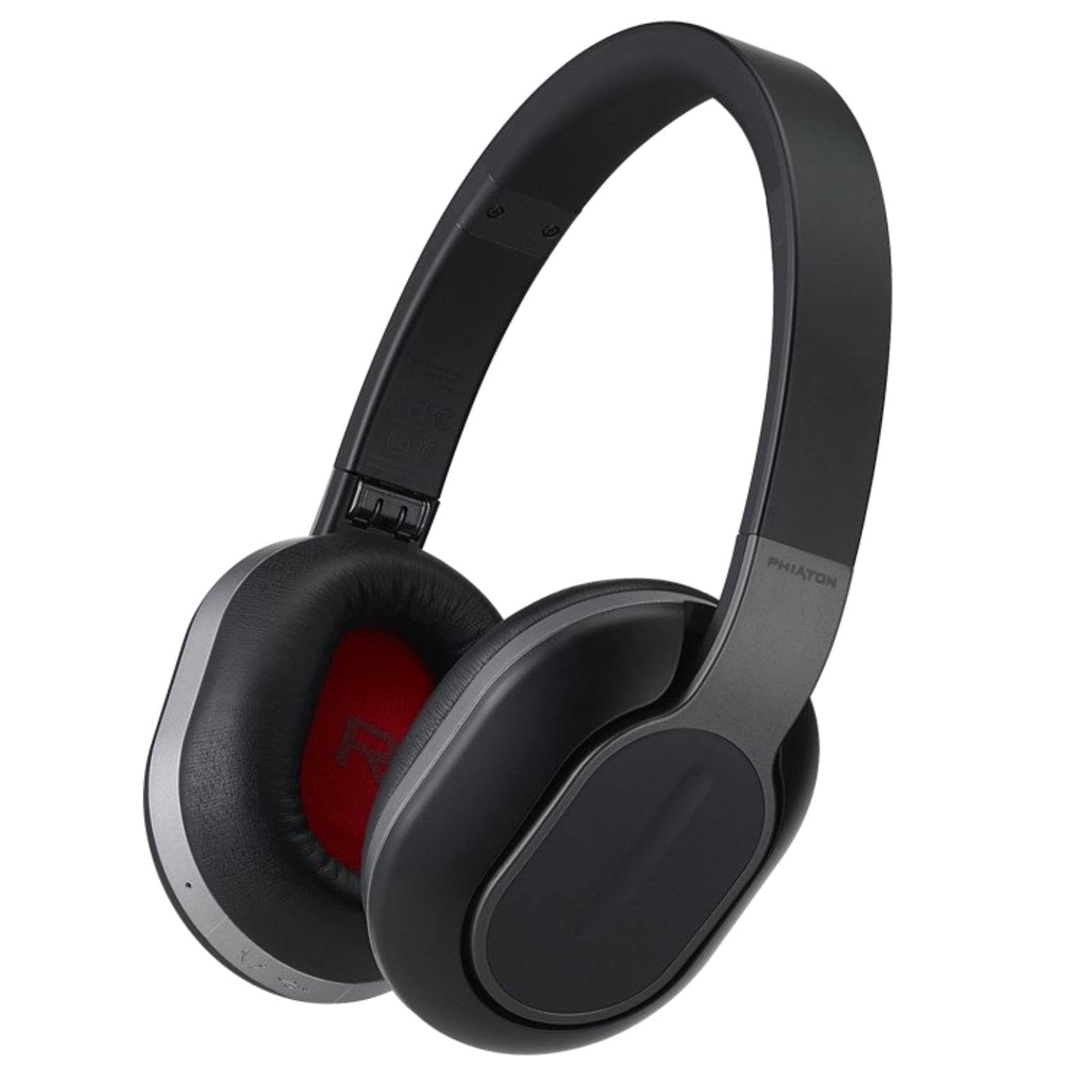 Black Wireless Touch Interface Headphones with Microphone F9942