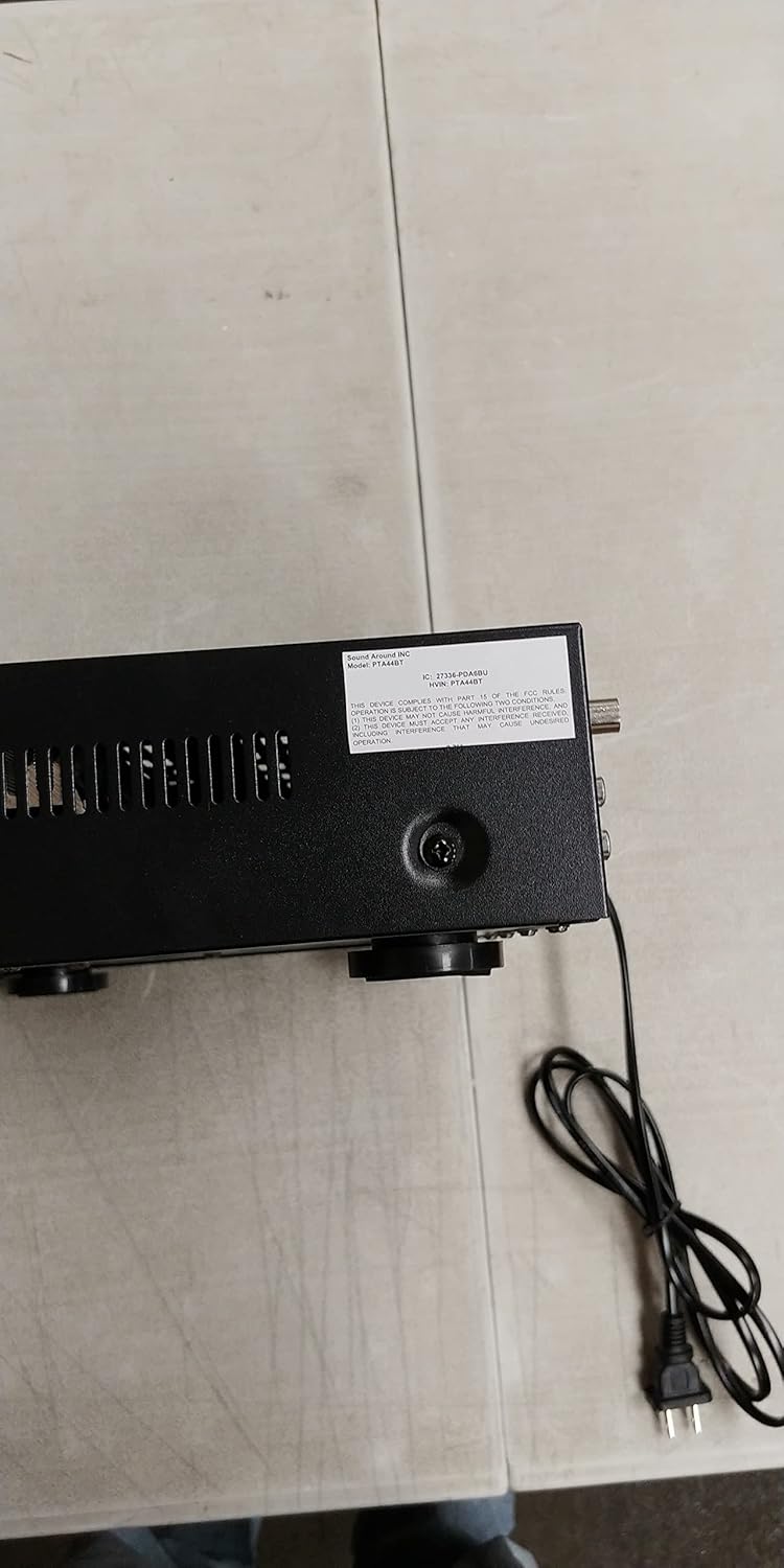 500W 4 Channel Bluetooth Amplifier with AUX IN, FM, USB, Microphone IN L14998