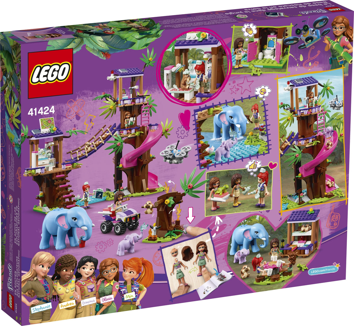 Jungle Rescue Base Animal Rescue Playset (648 Pieces) Z420