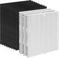 3 Pack True HEPA Replacement Filter with 9 Extra Carbon Pre-Filters D3671