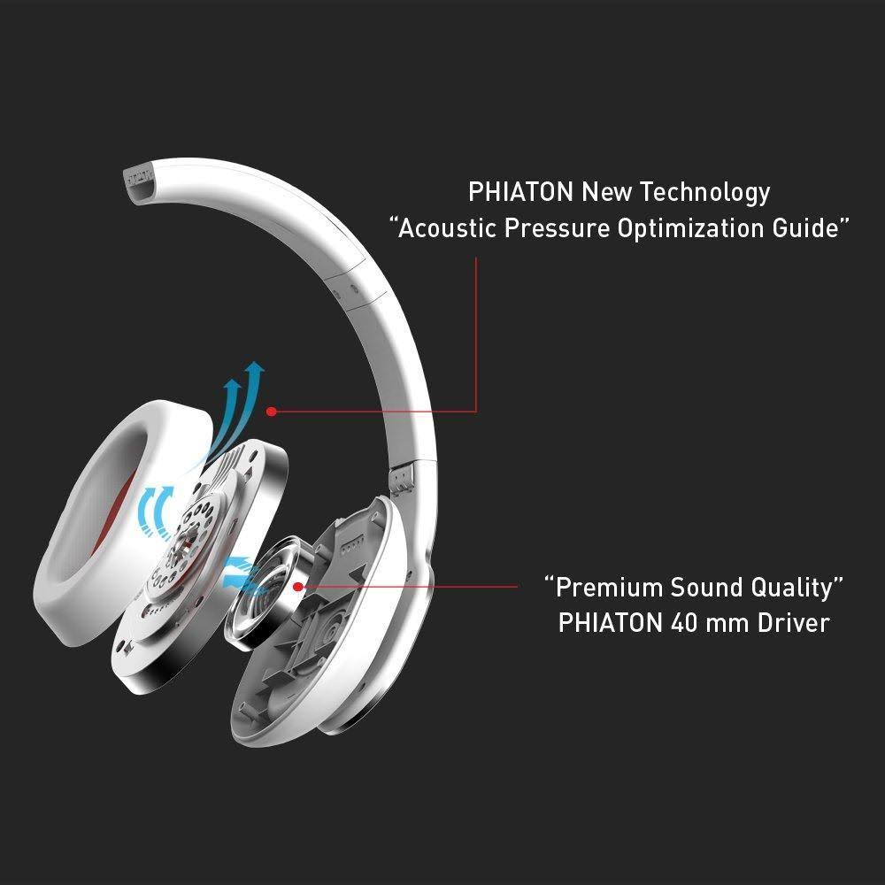 Black Wireless Touch Interface Headphones with Microphone F9942