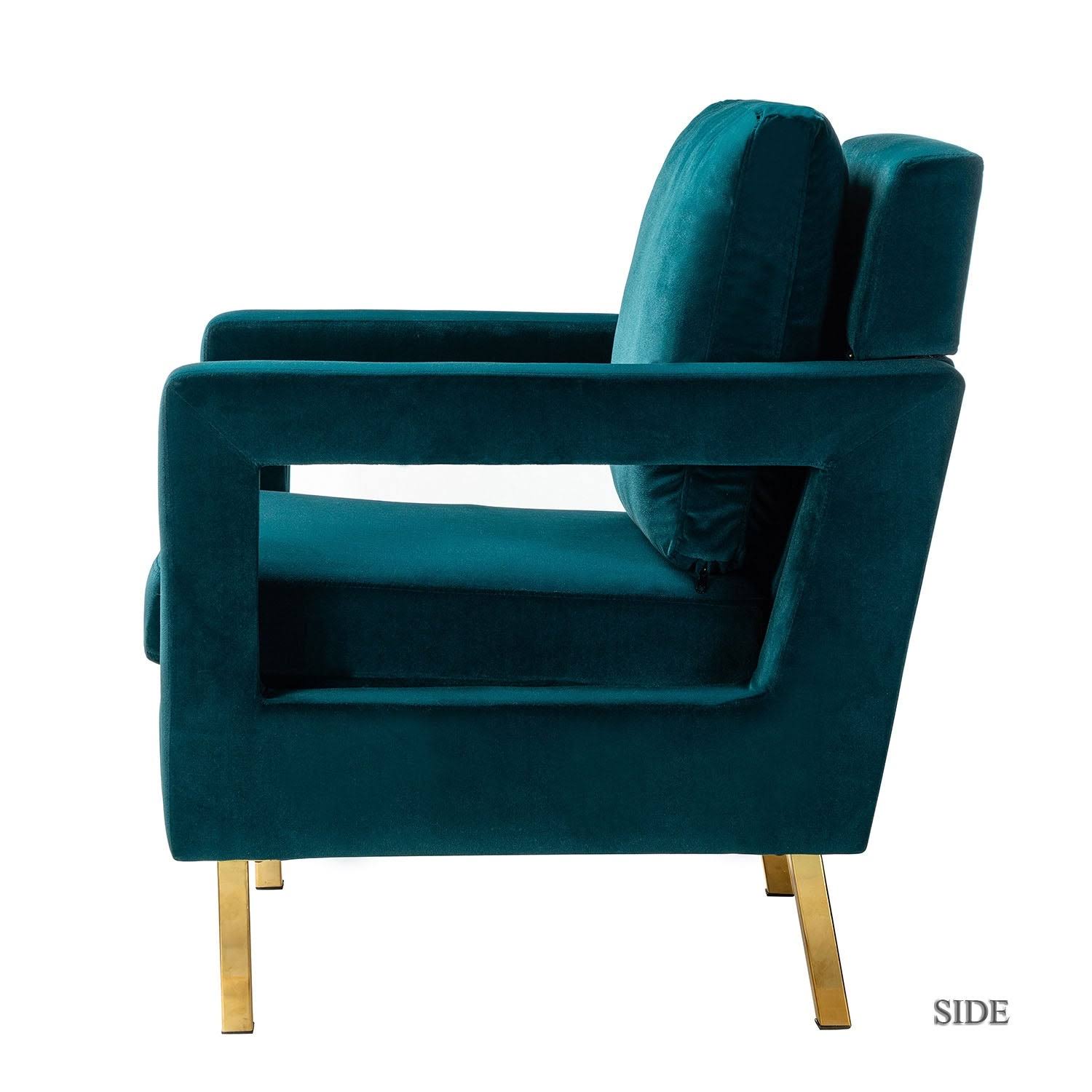 Grey Upholstered Armchair Set of 2 F5539